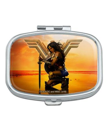 Wonder Woman Movie Poster Rectangle Pill Case Trinket Gift Box