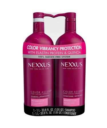 Nexxus Color Assure Shampoo and Conditioner Protein Fusion  33.8 FL OZ