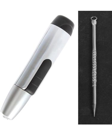 LAMELLIS Travel Electric Wet/Dry Nose Ear Face Hair Removal & Blackhead Remover Cleaner Tool Acne Blemish Needle Pimple - Buy Online on GoSupps.com