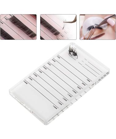 Eyelashes Extension Board Acrylic Eyelashes Grafting Storage Board with Measuring Function Fake Eyelashes Storage Palette for Lash Technicians - Buy Online on GoSupps.com