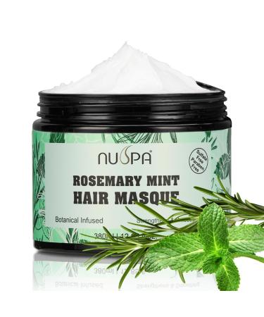 Rosemary Mint Hair Mask - Deep Conditioning for Damaged Dry Frizzy Hair (380ML) - Anti-Break Bond Repair Treatment - Buy Online on GoSupps.com