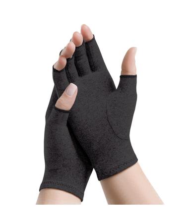 Arthritis Sensitivity Gloves (Open Finger Small - fits Palm Size 6.5-8)