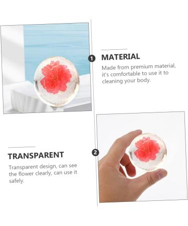 Healeved Transparent Soap Flower Essential Soap Acid Soap Women Washing Soap Facial Cleaning Soap Bathing Soap Scented Soap Scented Hand Soap Cleansing Soap Essence Etc. - Buy Online on GoSupps.com