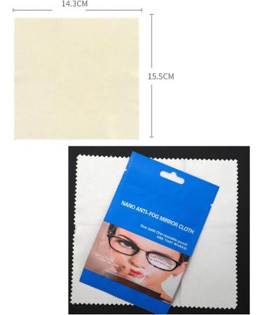 Buy Pack of 2 Anti-Fog Microfiber Eyewear & Ski Mask Cleaning Cloths | Reusable & Durable - Buy Online on GoSupps.com