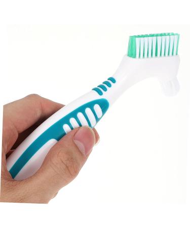 Foytoki 2-Piece Prosthesis Cleaning Brush Set | Tools for Braces & Prosthesis Care | Effective Toothbrush for Prosthesis Cleaning - Buy Online on GoSupps.com
