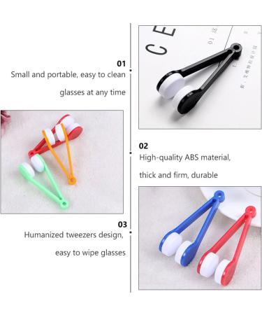 4pcs Eyeglass Cleaning Wipes | Anti-Slip Nose Wipers & Mini Cleaner Cloths for Sunglasses - International Shipping - Buy Online on GoSupps.com