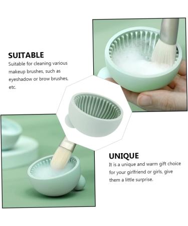 Ipetboom Cleanser of Makeup Brush Silicone Facial Scrubber Face Cleaner Facial Scrubber for Face Hair Brush Cleaning Tool Beauty Tool Cleaner Makeup Cleaner Silica Gel Cosmetic Bristles - Buy Online on GoSupps.com