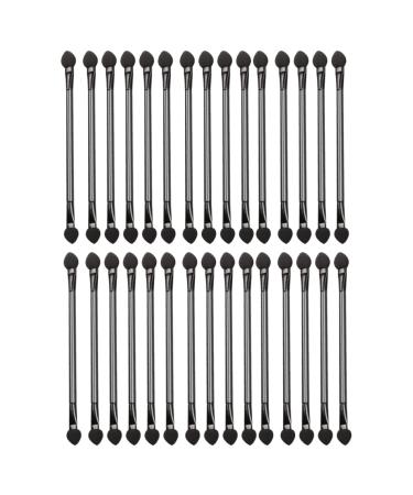 FOMIYES Makeup Eyeshadow 30Pcs Double- sided Eyeshadow Brush Eyeshadow Brush Cosmetic Brush Makeup Tool Eye Shadow Applicator Makeup Brush for Salon Women Eye Makeup