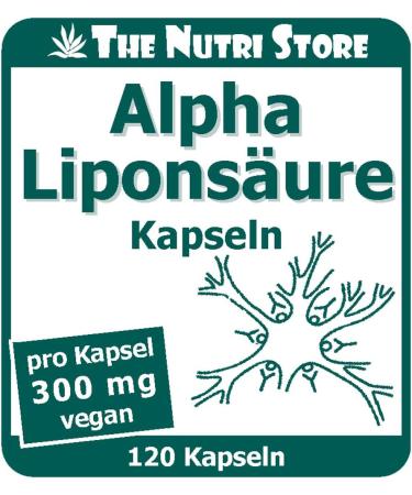 Alpha Lipoic Acid 300 mg Vegan Capsules - 120 pcs | Boost with Vitamins C & E | International Shipping Available - Buy Online on GoSupps.com