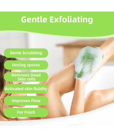 Buy Wllhyf Korean Peeling Gloves - 6 Large Pieces for Deep Exfoliation & Skin Cell Removal - Perfect Rose Green Bath Wash - Buy Online on GoSupps.com