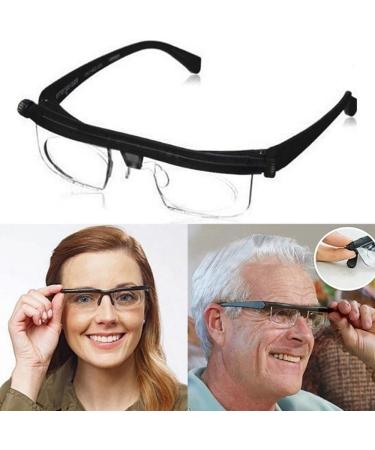 Adjustable Focus Dial Vision Glasses - HD Zoom Reading Glasses for Near & Far Sight | 2PCs for Men Women & Elderly - Buy Online on GoSupps.com