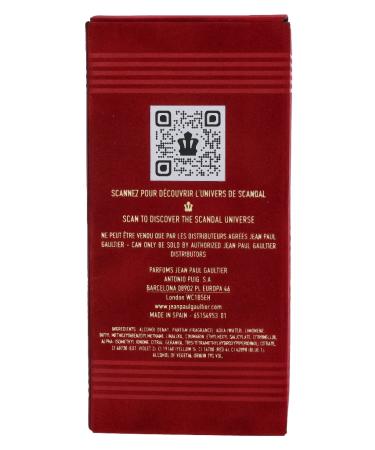 Scandal by Jean Paul Gualtier for Men 1.7 oz Eau de Toilette Spray 1.7 Fl Oz (Pack of 1) - Buy Online on GoSupps.com