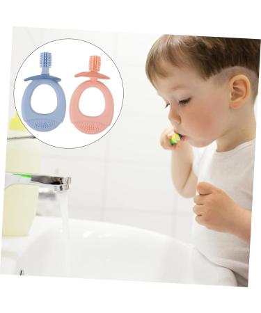 Frcolor 8 STK Silicone Baby Toothbrush Set | Toddler Chew Toys | Safe & Soft Children's Oral Care - Buy Online on GoSupps.com