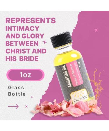 Buy 1oz Rose of Sharon Anointing Oil | Prayers Intimacy & Glory | Premium Glass Bottle | International Shipping - Buy Online on GoSupps.com