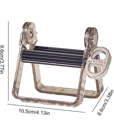 Toothpaste Holder Stand No Drilling Toothpaste Dispenser and Squeezer Dispenser Tool Strong and Sturdy for Hand Cream Makeup Remover Dtt Black - Buy Online on GoSupps.com