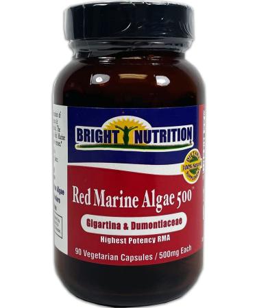 Red Marine Algae 500 - Gigartina & Dumontacea - 90 VCaps/500mg | Powerful Immune Support - Buy Online on GoSupps.com