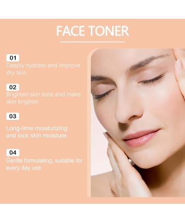 homomdy Vitamin C facial toner gentle and refreshing improves sebum production brightens the skin softens moisturizes shrinks pores reduces dark spots 3pcs - Buy Online on GoSupps.com