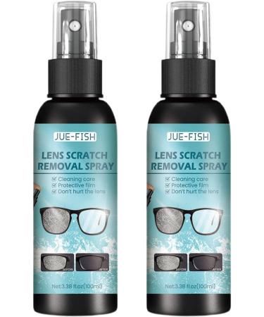 100ml Eyeglass Lens Scratch Removal Spray Repair Spray for Glasses Lens Lens Cleaner for Glasses Free Eye Glasses Repair Spray Dirt Oil Cleaning Tools for Optical Equipment 100ml*2 - Buy Online on GoSupps.com