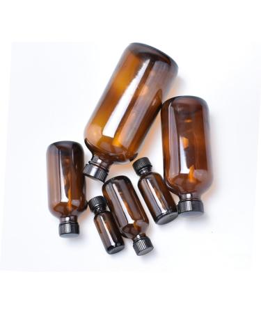 Cabilock Sealing Glass Bottle 4pcs Sealing Honey Pot Glass Water Bottle Glass Container Kit Glass Bottle With Cover Plastic Cap - Buy Online on GoSupps.com