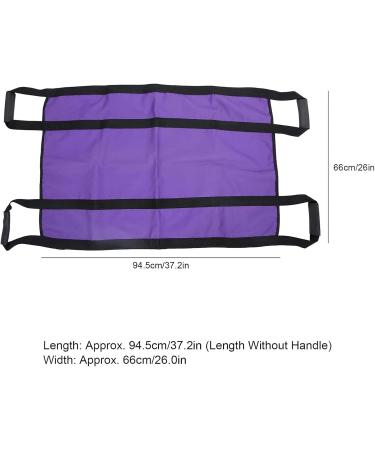 Elderly Positioning Bed Pad Patient Transfer Sheet with Padded Hand Straps 37.2''X 26'' and 90kg Load Lightweight Cotton Canvas and Mesh Cloth Fabric for Elderly Disabled Bedridden - Buy Online on GoSupps.com
