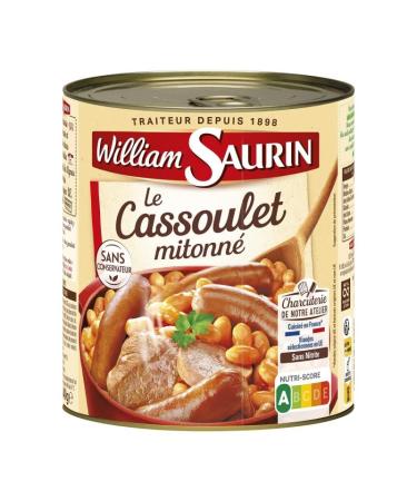 WILLIAM SAURIN | William Saurin Cassoulet Mitonné - Ready Meal 840G | Pack of (3) | Free delivery