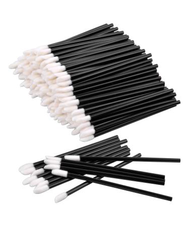 Vesaneae 200 pieces of one-way lip brush brush for lipstick disposable lip brushes applicators for lip glass microfiber lip brush make-up tools beauty sets