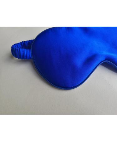 Maxfeel 100% Pure Silk Eye Mask - Royal Blue | Soft Sleep Blindfold - Buy Online on GoSupps.com