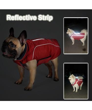 TFENG Reflective Dog Jacket Green - Warm Puffer Vest for Puppy - Size L (Chest 54-64cm Back 38cm) - Buy Online on GoSupps.com