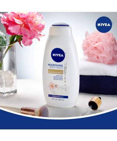 Nivea Nourishing Body Wash Botanical Blossom 20 fl oz - Hydrating & Refreshing - Buy Online on GoSupps.com