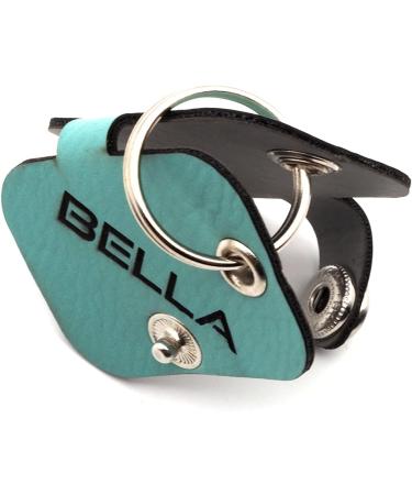 Custom Engraved Copter Farm Dog Collar Accessories | Art & Real Leather Bags | Turquoise Rectangle Design - Buy Online on GoSupps.com