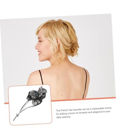 Beaupretty Butterfly Hair Barrettes headgear french barrette rhinestones barrette ponytail holder rhinestone barrettes for women pretty for women up France alloy French Hair Clips - Buy Online on GoSupps.com