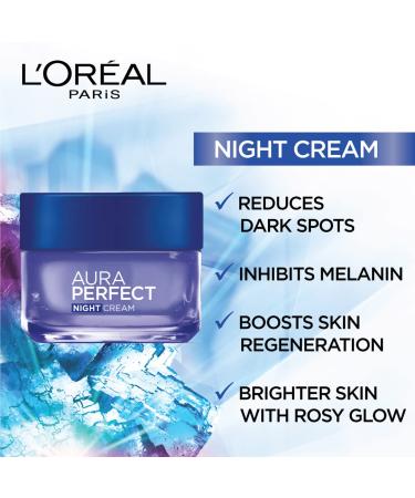 L'Oreal Paris White Perfect Night Cream 50ml - Brightening & Hydrating for All Skin Types | Shop Internationally - Buy Online on GoSupps.com