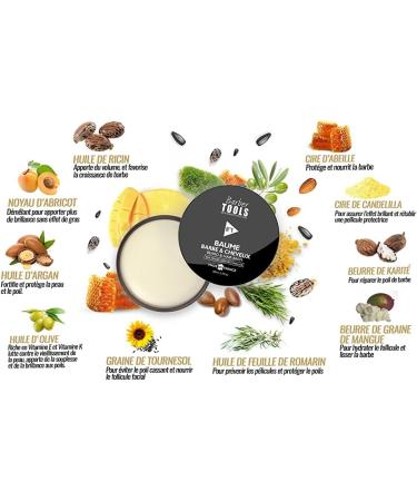 Buy French Cosmetic Beard Set | 30ml Beard Oil Balm & Shampoo | Premium Barber Tools for Ultimate Beard Care - Buy Online on GoSupps.com