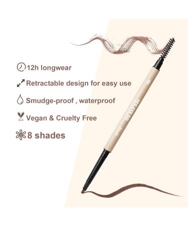 Grey Eyebrow Pencil for Older Women - Soft Retractable & Waterproof | YES.EYE DO - Buy Online on GoSupps.com