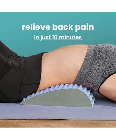 Neck and Back Cushion with Self-Heating Neck Warmer | Pain Relief for Lower Back Lumbar Support for Herniated Disc - Purple - Buy Online on GoSupps.com