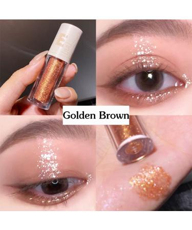 Liquid Glitter Eyeshadow & Eyeliner Makeup Sticks - Waterproof Sparkle Shades for Quick-Drying Shimmer & Shine - Pink, Orange, Golden, Silver - Glitter Eyelid & Eyeshadow Makeup - Buy Online on GoSupps.com