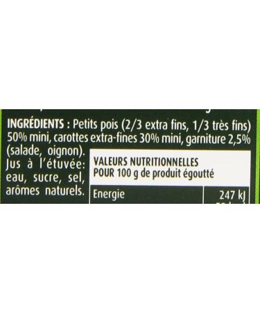  Cassegrain Cassegrain Small Peas Carrots 709 g Box - Pack of 6 - Buy Online on GoSupps.com