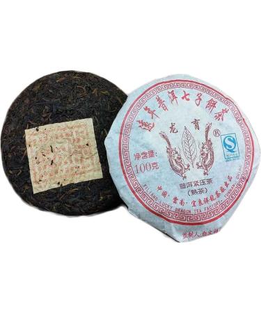 Th Pu-erh m r Long Yu G teau de th Pu-erh du Yunnan 100g Ar me vieilli Go t doux (100g) - Buy Online on GoSupps.com