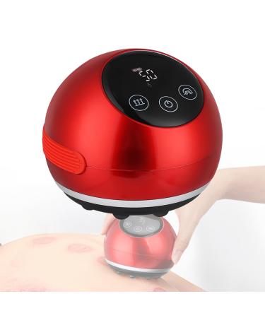 KSGSGSFSA portable therapeutic gua-sha massage device cellulite massage device GUA-SHA massage device with 5 temperature levels and suction power to remove body fatigue