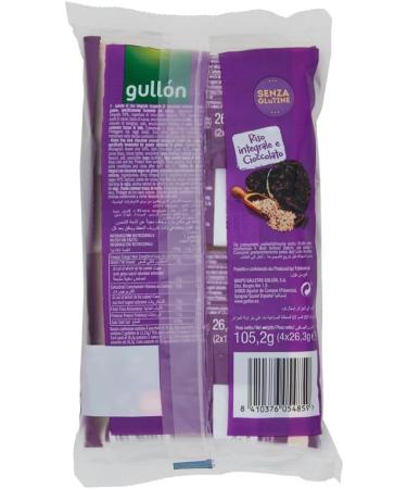 Italian Gourmet E.R. Gull n Cuor di Cereale Dark Chocolate Coated Whole Grain Rice Waffles Gluten Free 105g + 400g Set of 4 - Buy Online on GoSupps.com