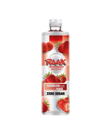 Raak Vruchtensiroop Aardbeien Sugar Zero Lemonade Syrup 750ML