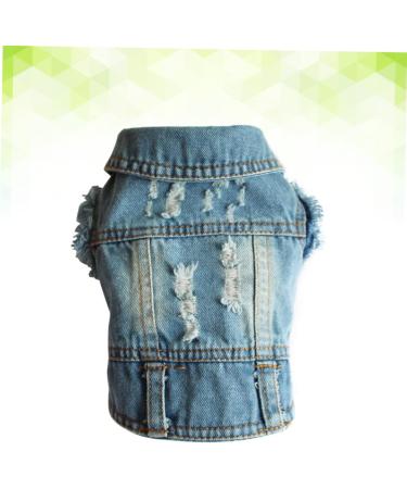 Frcolor Denim Vest for Dogs - Stylish Sun Protection & Winter Dress | Tank Tops & Muscle Shirts for Small Pets - Buy Online on GoSupps.com