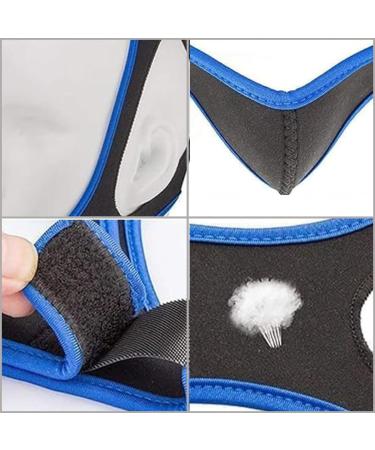 Snoring Chin Strap - Veralabs Airflow Jaw Strap for Better Sleep | Close Mouth Jaw Support (Black 1pc - Buy Online on GoSupps.com