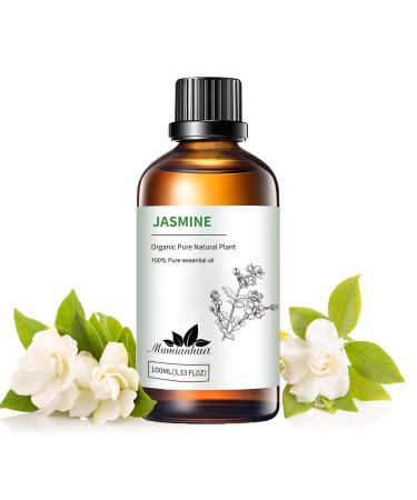 Jasmine Essential Oil Pure Jasmine Oil Mumianhua Nighttime Floral Bliss for Pillow Mist & Luxurious Perfume Bedroom Diffuser & Skin Elixir 3.38 Fl Oz