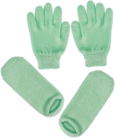 Healeved 4 Pairs Beauty Care Gloves Socks for Moisturizing Feet Hand Softening Gloves Moisturizing Gloves Overnight Glass Socks for Men Whiten Gloves Nursing Cover Foot Man - Buy Online on GoSupps.com