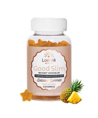 Lashil Beauty - Good Slim - Food Supplements - Powerful Appetite Suppressant - Proven Effectiveness - Made in France - Vitamin C
