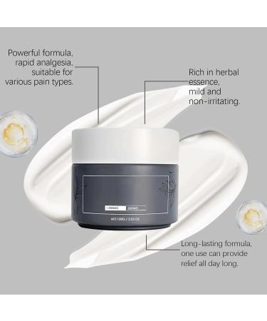 Foot Cream - Natural Moisturizing Body Balm with 3.4oz Size Feet Hydration Skin Repair with Smooth Texture Skincare Nourishing Formula Daily Comfort for Travel Workout - Buy Online on GoSupps.com