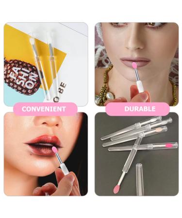 6pcs Silicone Lip Brush Set with Lid - Essential Makeup Tools for Eye Shadows Lipstick & Lip Masks | Perfect Beauty Accessories for Women - Buy Online on GoSupps.com