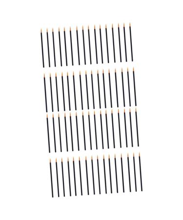 Hemoton 200 pcs Brush Disposable Tool Makeup Eyeliner Point Wands Gloss Fine Lip Applicator Cosmetic