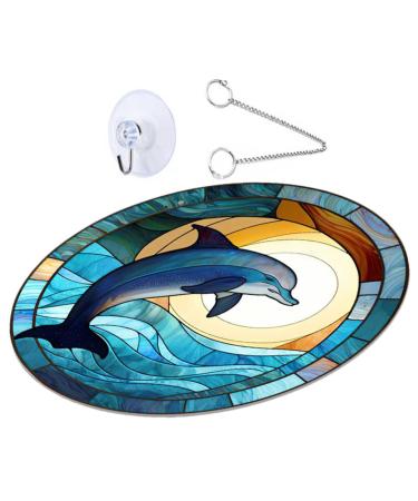Abaodam 1 Set Dolphin Pendant Decor Dolphin Outdoor Pendant Porch Party Prop Acrylic Pendants Chic Ornaments